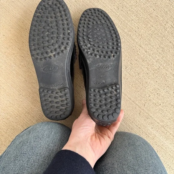 Tod’s Patent Leather Loafers Rubber Sole 7.5 - Picture 8 of 10